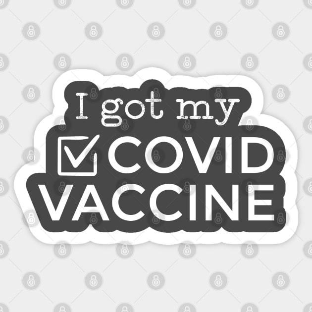 I Got My Covid Vaccine Gift Sticker by Salt88